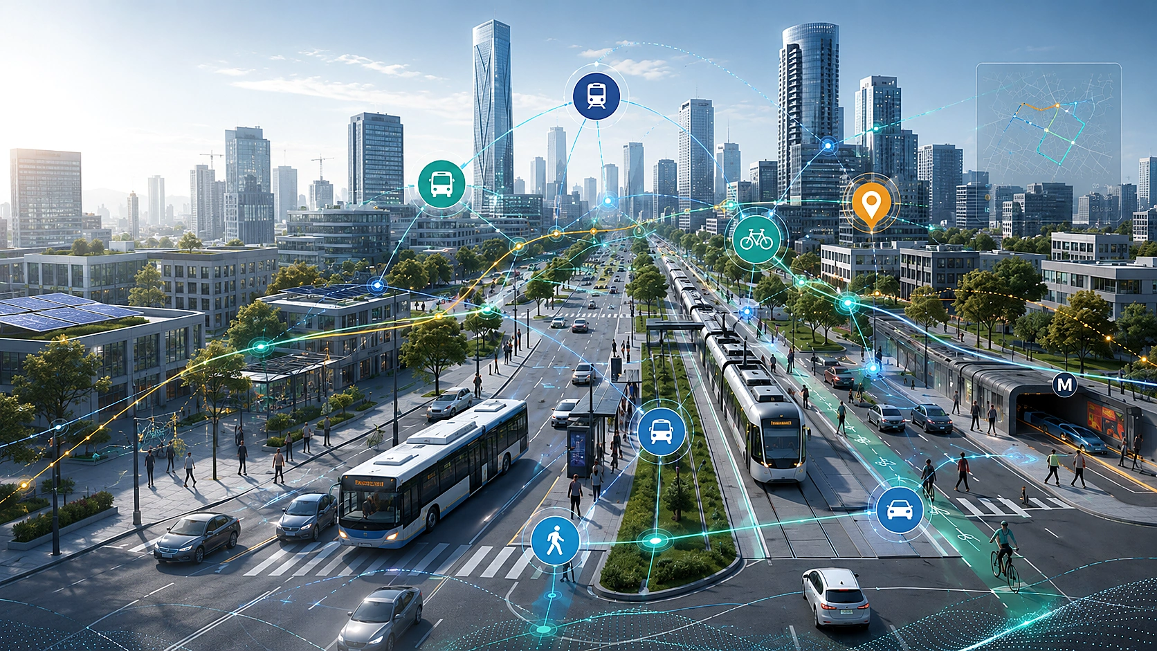 Estudios de movilidad urbana y redes de transporte